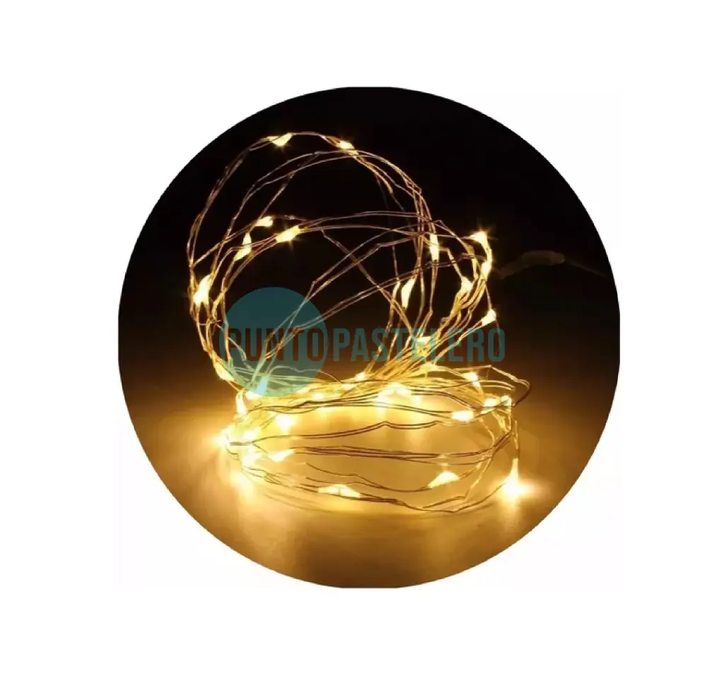 GUIRNALDA LED MICROALAMBRE (1 MT) (CALIDA)