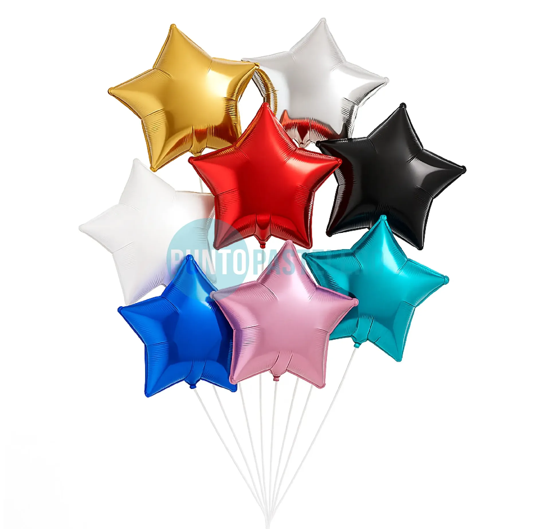 GLOBO ESTRELLA METALIZADO 45 CM (COLORES VARIOS)