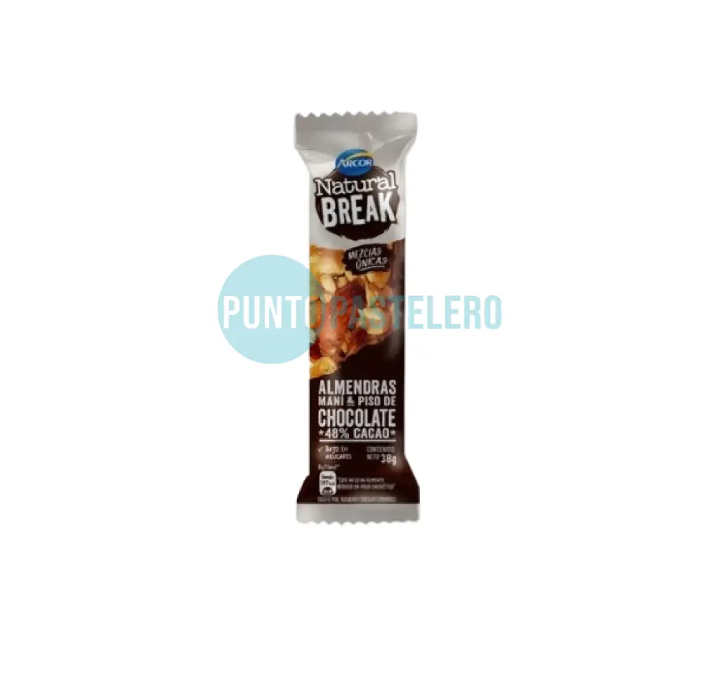 NATURAL BREAK ALMENDRAS Y CHOCOLATE (X 33 GR.)