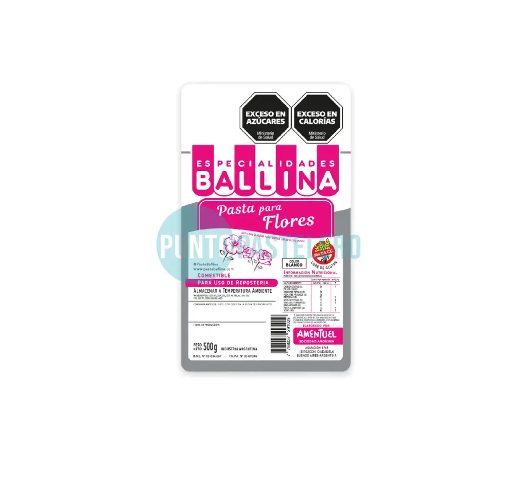 [7798037291029] BALLINA PASTA DE FLORES (X 500 GR.)
