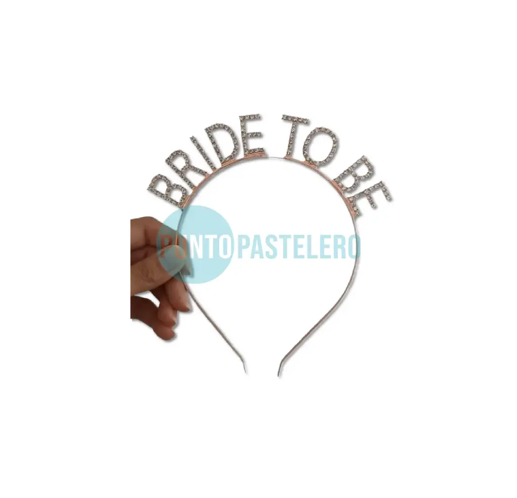 SET NOVIA "BRIDE" (VINCHA+BANDA+BANDERIN)