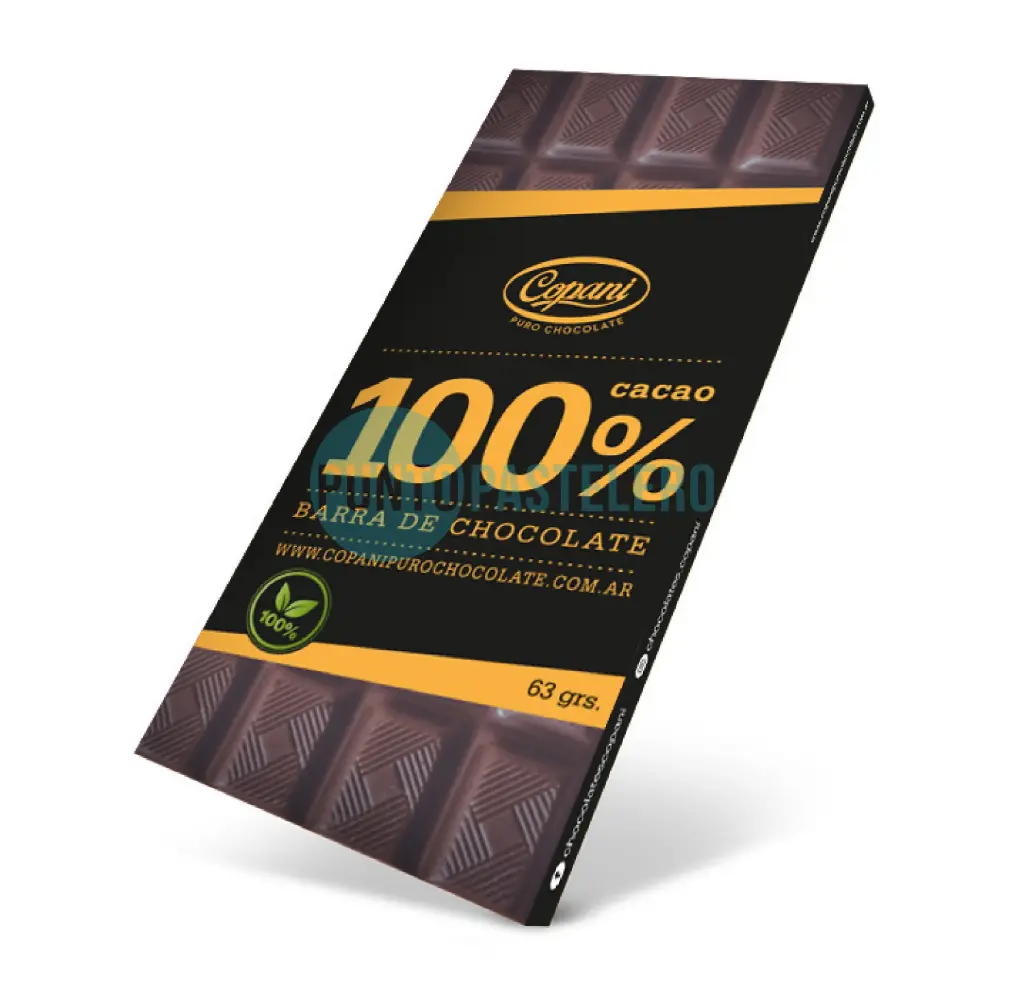[7790239777523] TABLETA 100% CACAO COPANI (X 63 GR.)