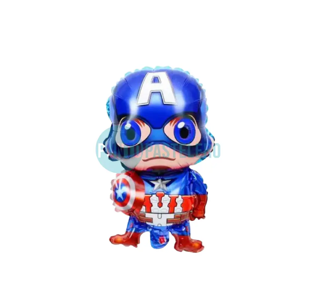 GLOBO JB METALIZADO CAPITAN AMERICA (40 CM) [22-4]