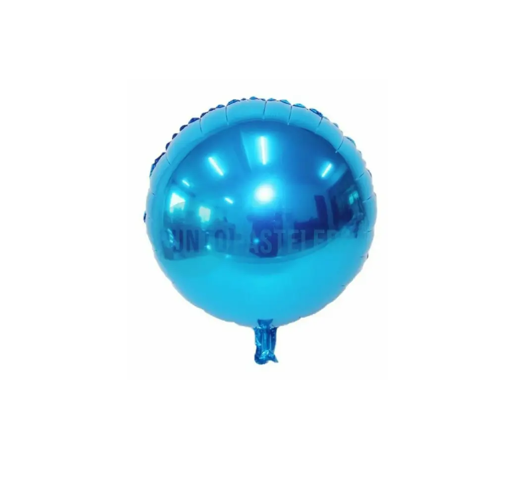GLOBO JB METALIZADO REDONDO (46 CM) (AZUL) [23-2]