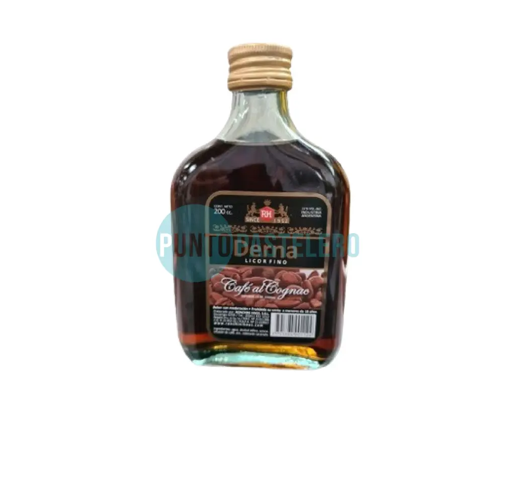 LICOR CAFE AL COGNAC PETACA DERNA (X 200 ML.)