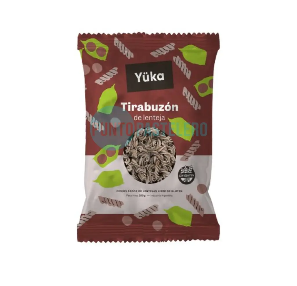[7794903232899] FIDEOS YUKA TIRABUZON DE LENTEJAS (X 250 GR.) (SIN TACC)