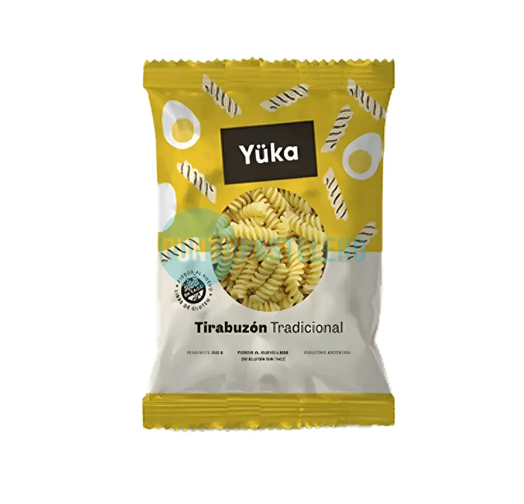 [7794903232905] FIDEOS YUKA TIRABUZON TRADICIONAL AL HUEVO (X 250 GR.) (SIN TACC)