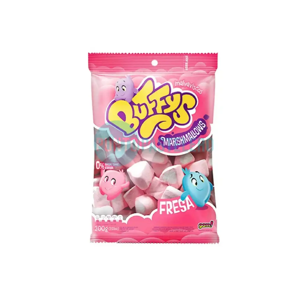 MALVAVISCOS BUFFYS CORAZON ROSA (X 200 GR.)