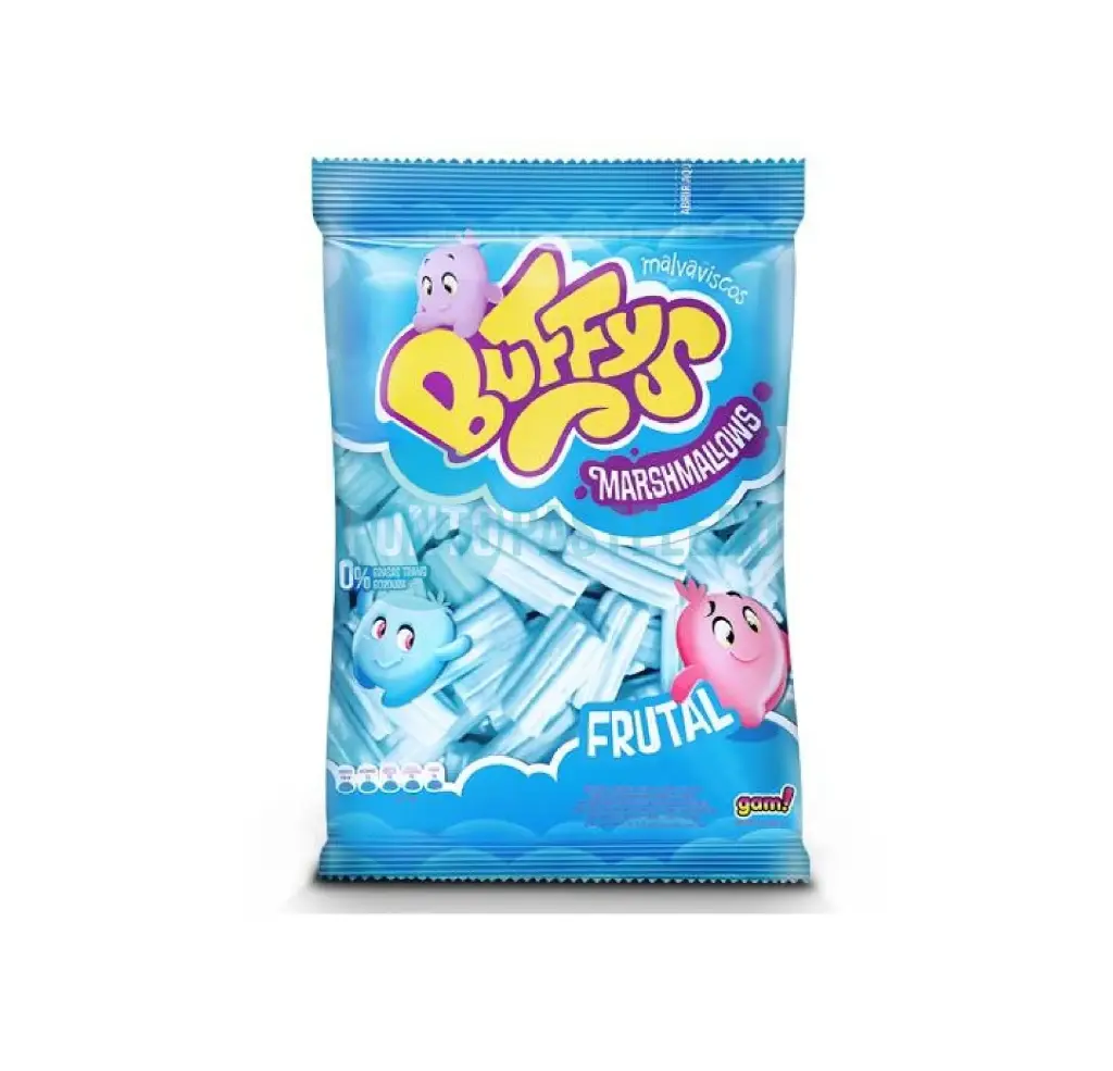 MALVAVISCOS BUFFYS CHURROS FRUTAL CELESTE (X 450 GR.)