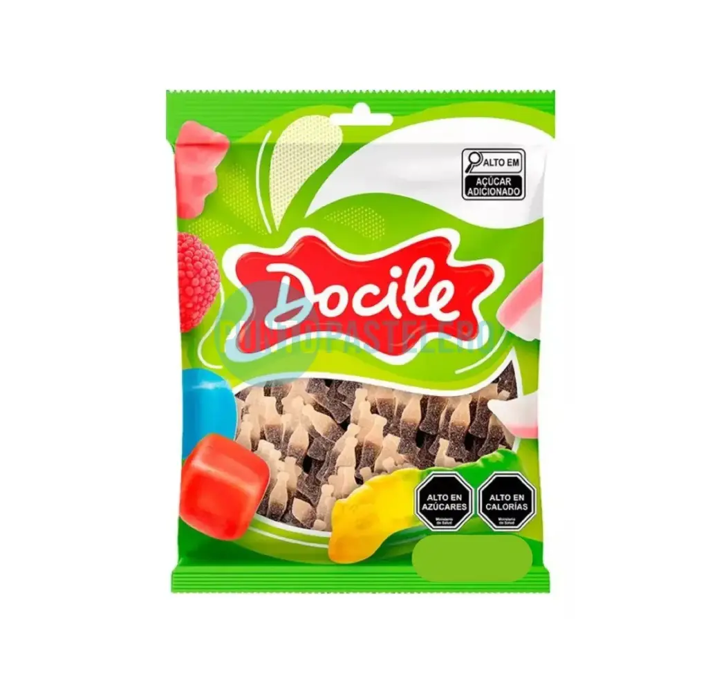[7896451926616] GOMITAS DOCILE BOTELLITAS ACIDAS (X 250 GR.)