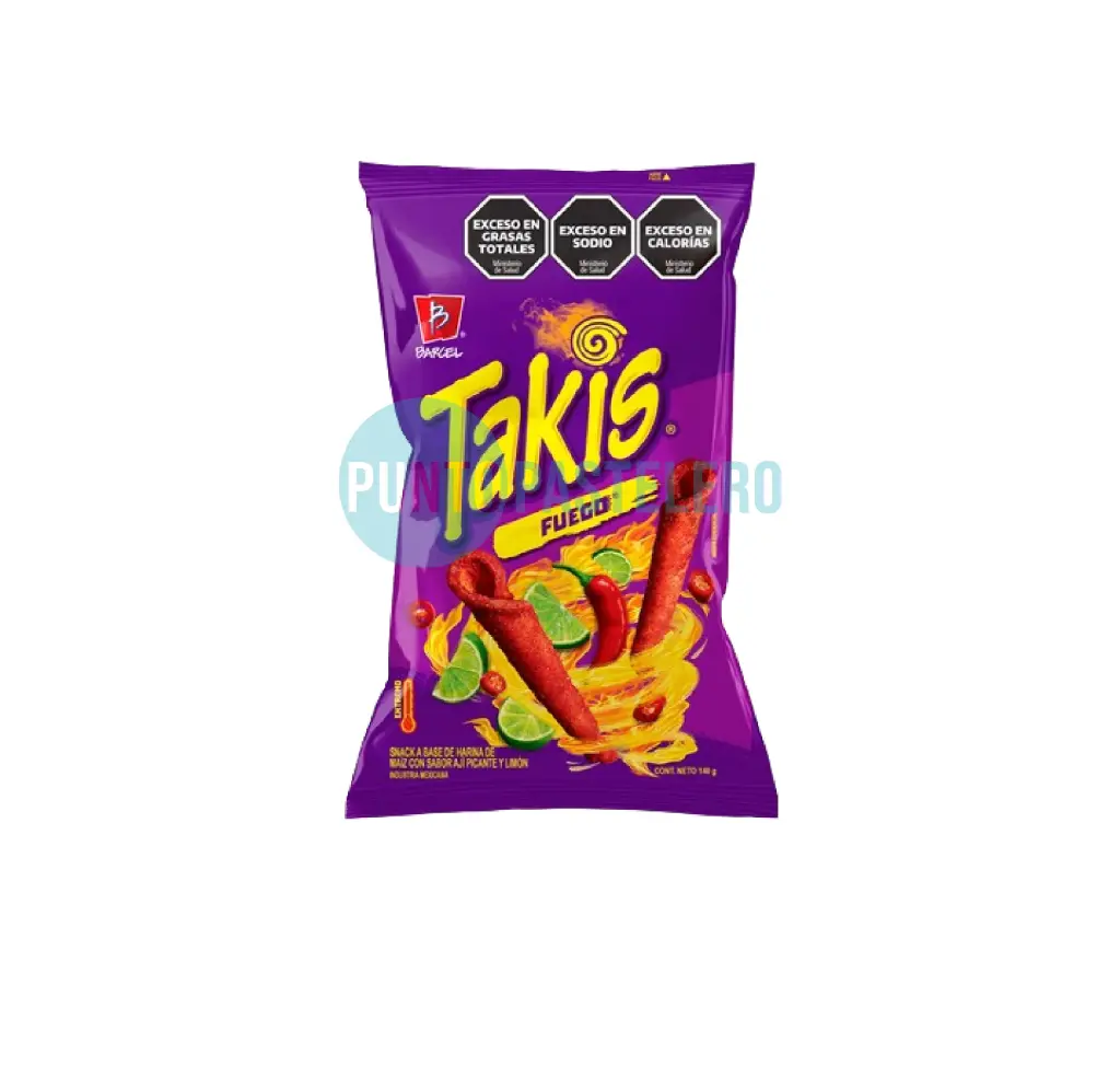 TAKIS SNACK FUEGO (X 140 GR.)