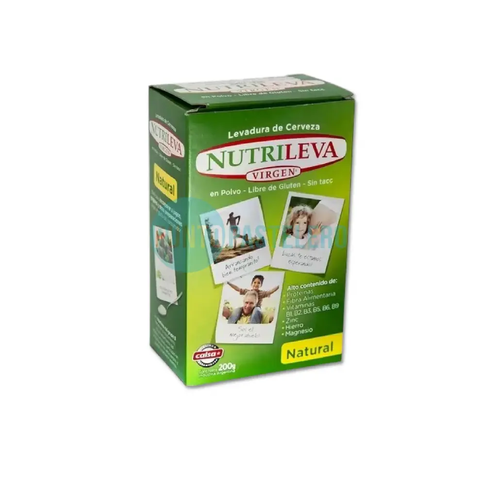 LEVADURA VIRGEN NATURAL NUTRILEVA (X 200 GR.) (SIN TACC)