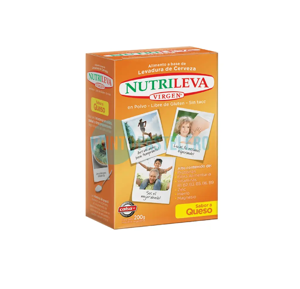 LEVADURA VIRGEN SABOR QUESO NUTRILEVA (X 200 GR.) (SIN TACC)
