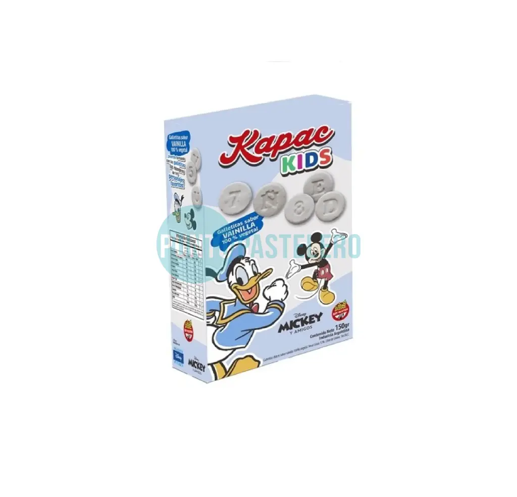 GALLETITAS DE VAINILLA KIDS KAPAC (X 150 GR.) (SIN TACC)
