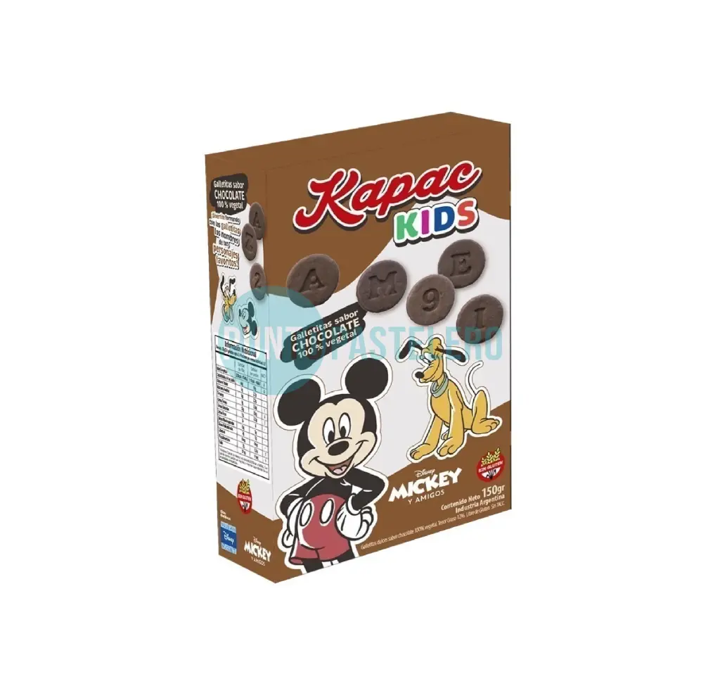 GALLETITAS DE CHOCOLATE KIDS KAPAC (X 150 GR.) (SIN TACC)