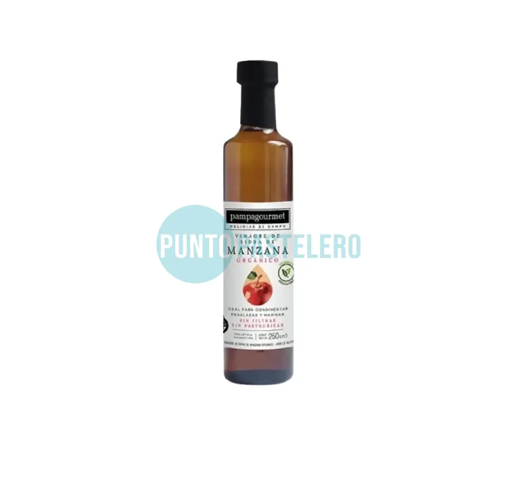 VINAGRE DE SIDRA DE MANZANA PAMPA GOURMET (X 250 CC.) (SIN TACC)