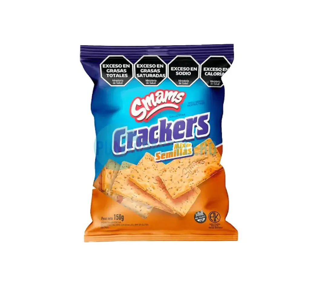 CRACKERS CON SEMILLAS SMAMS (X 150 GR.) (SIN TACC)