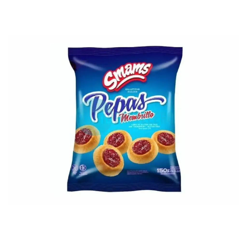 PEPAS MEMBRILLO SMAMS (X 150 GR.) (SIN TACC)