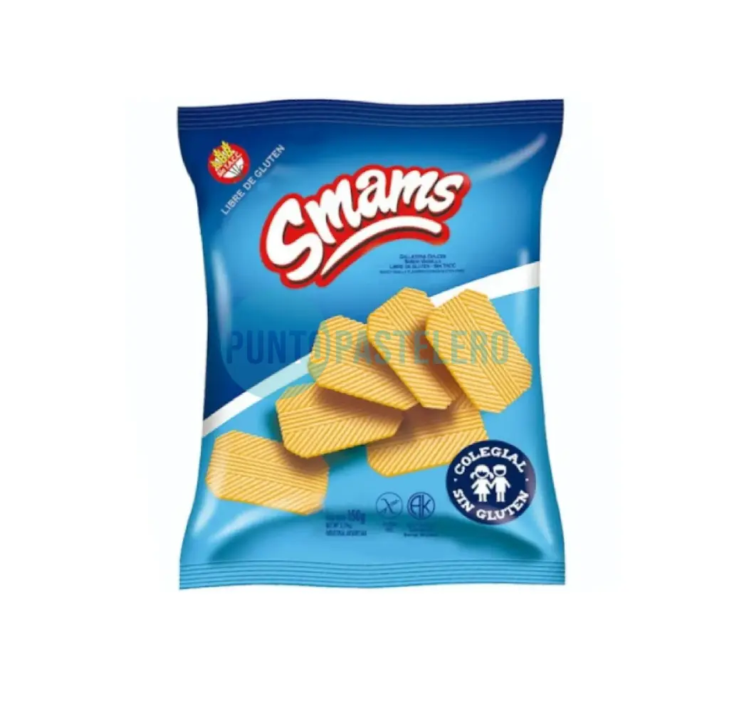 GALLETITAS VAINILLA COLEGIAL SMAMS (X 150 GR.) (SIN TACC)