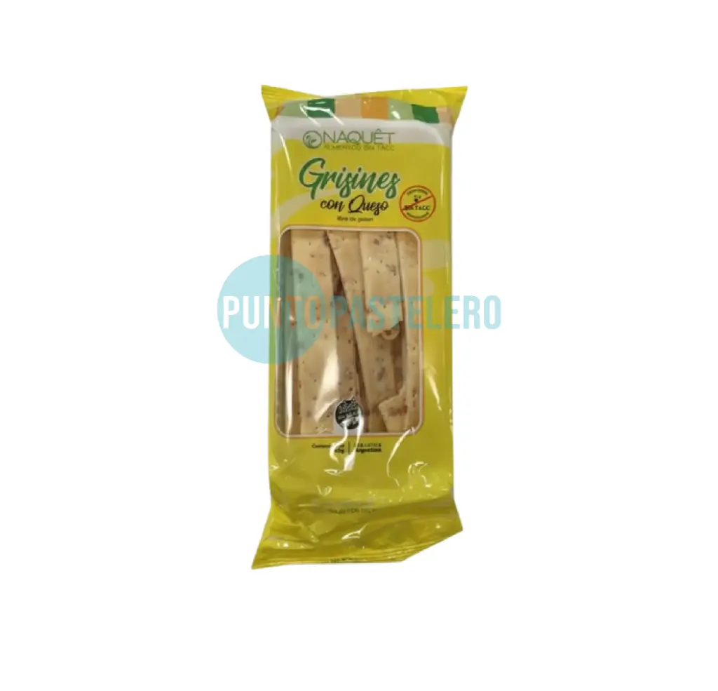 GRISINES CON QUESO NAQUET (X 140 GR.) (SIN TACC)