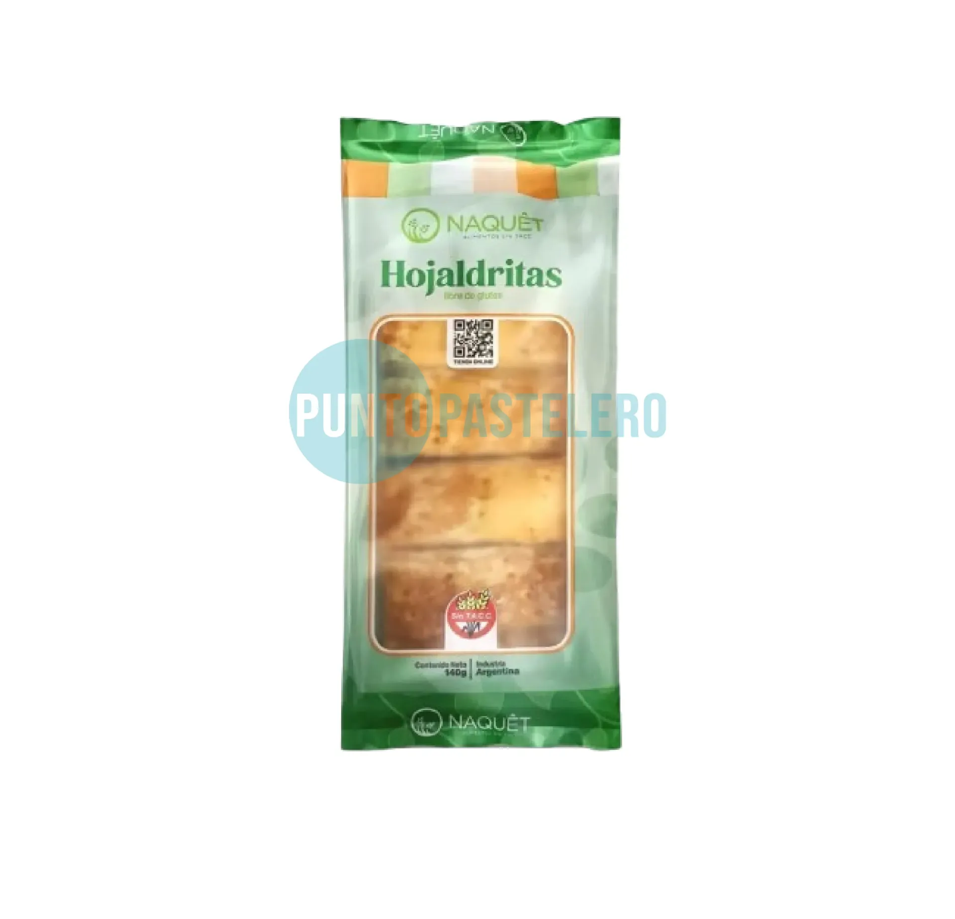 HOJALDRITAS DULCES NAQUET (X 160 GR.) (SIN TACC)