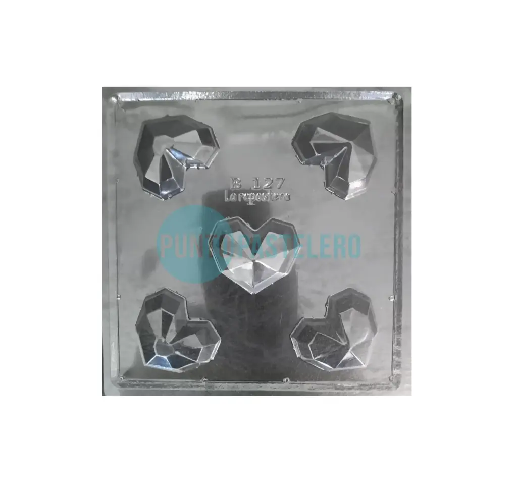 PLACA PARA BOMBON ECONOMICA CORAZON DIAMANTE NºB127 [B5]