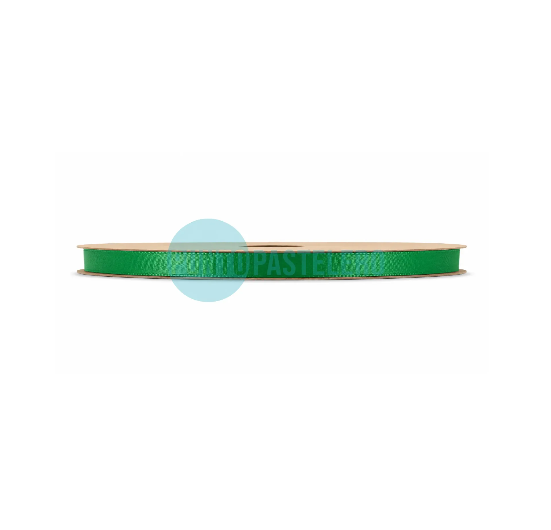 ROLLO CINTA RASO N°1 VERDE (X 10 MT.)