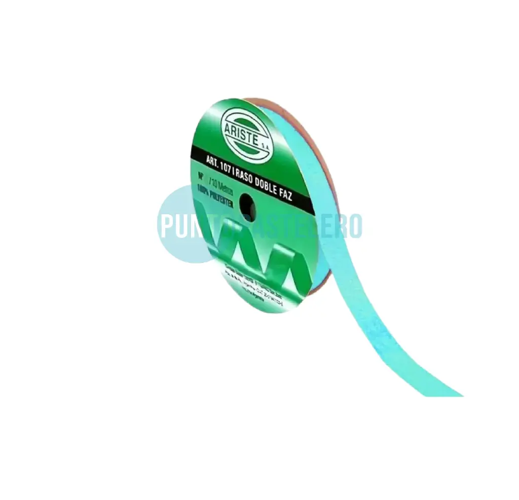 ROLLO CINTA RASO Nº2 CELESTE (X 10 MT.)