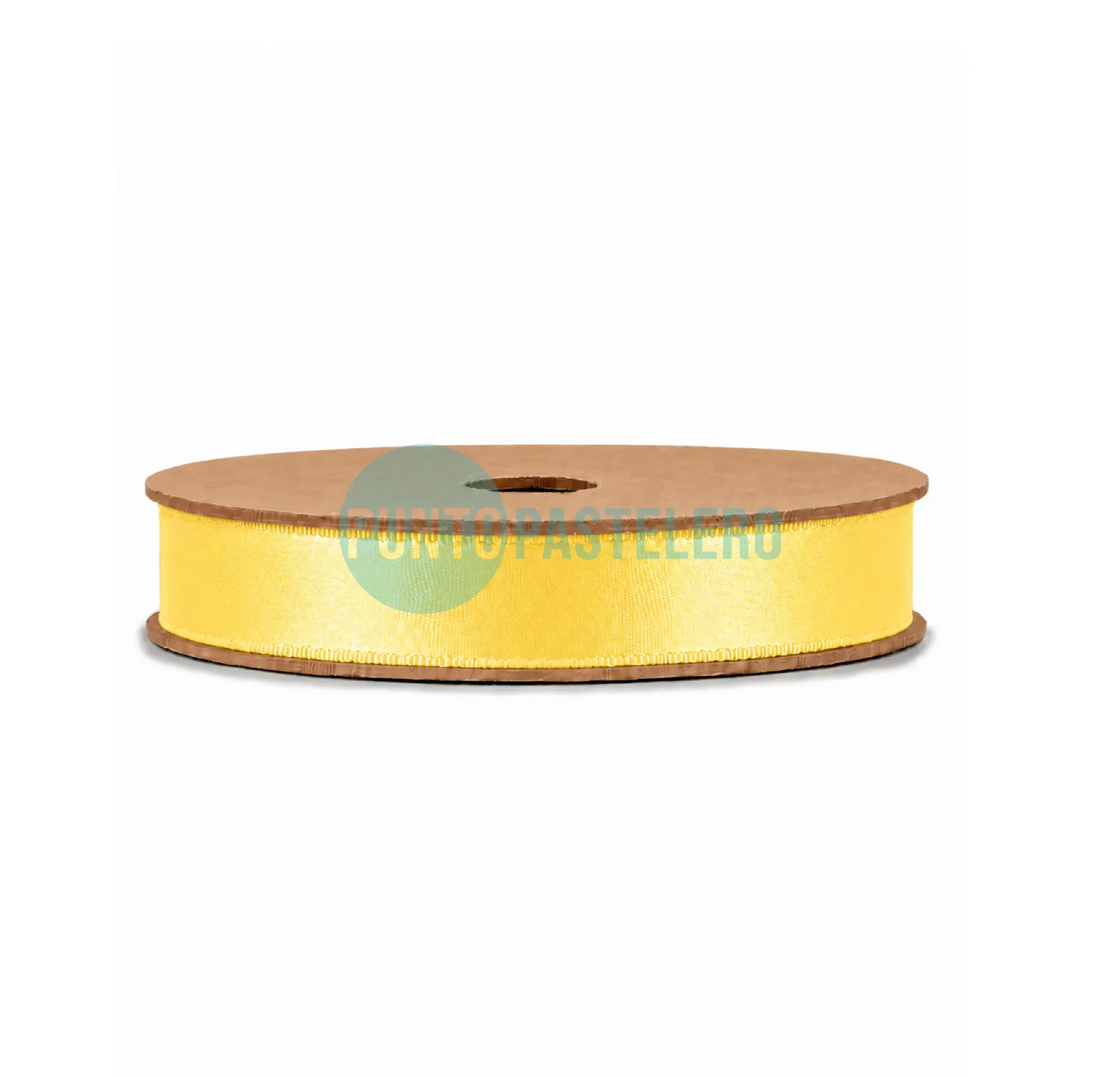 ROLLO CINTA RASO Nº2 AMARILLO PATITO (X 10 MT.)