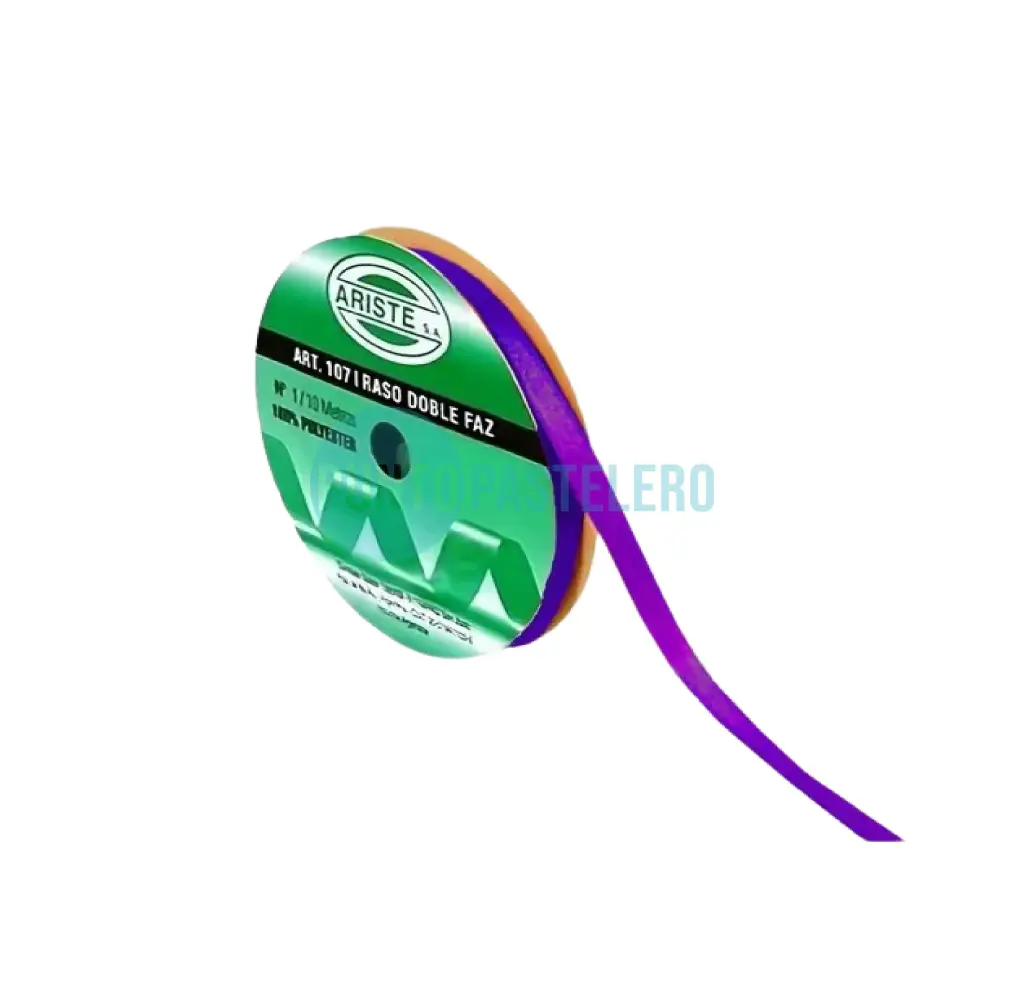 ROLLO CINTA RASO Nº2 VIOLETA (X 10 MT.)
