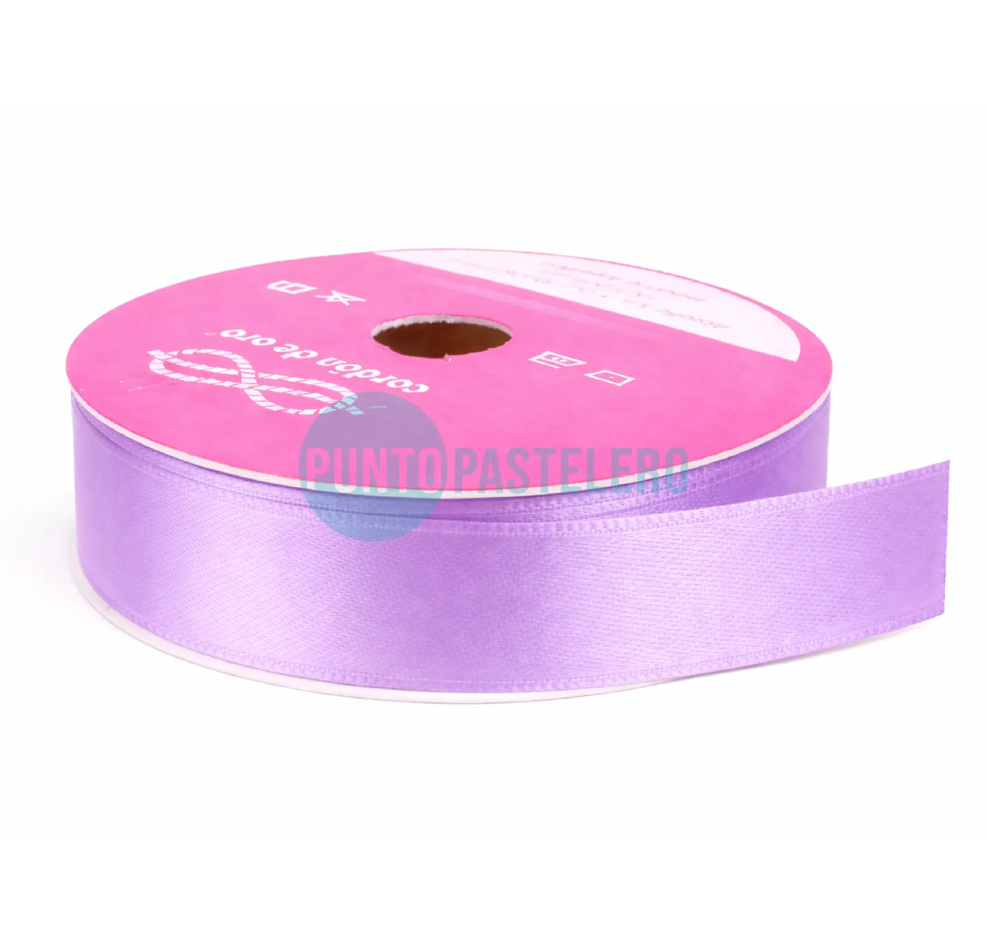 ROLLO CINTA RASO Nº3 LILA (X 10 MT.)