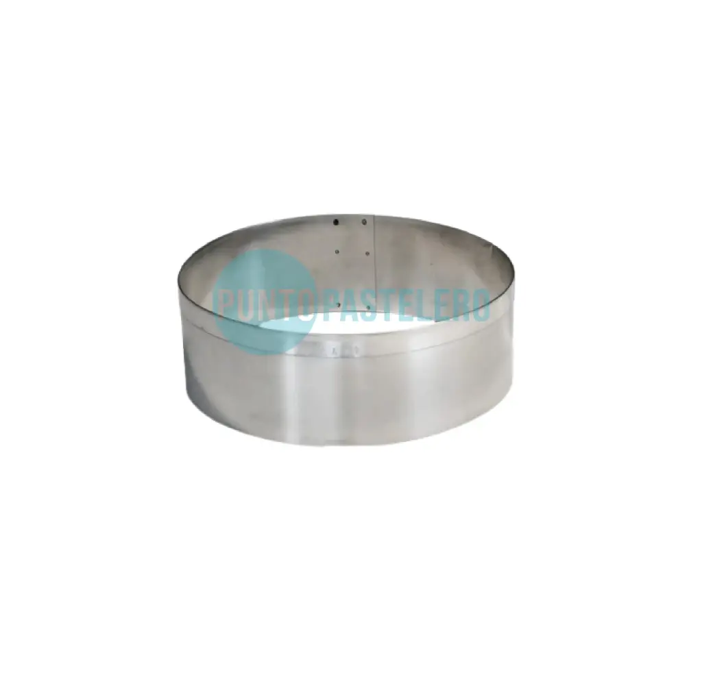 MOLDE POSTRE ARO DE HOJALATA Nº12 (12 CM) (CINTURA)