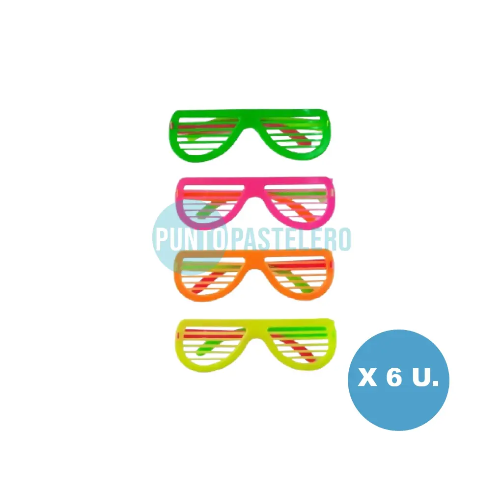ANTEOJO FLOGGERS FLUO (X 6 U.)