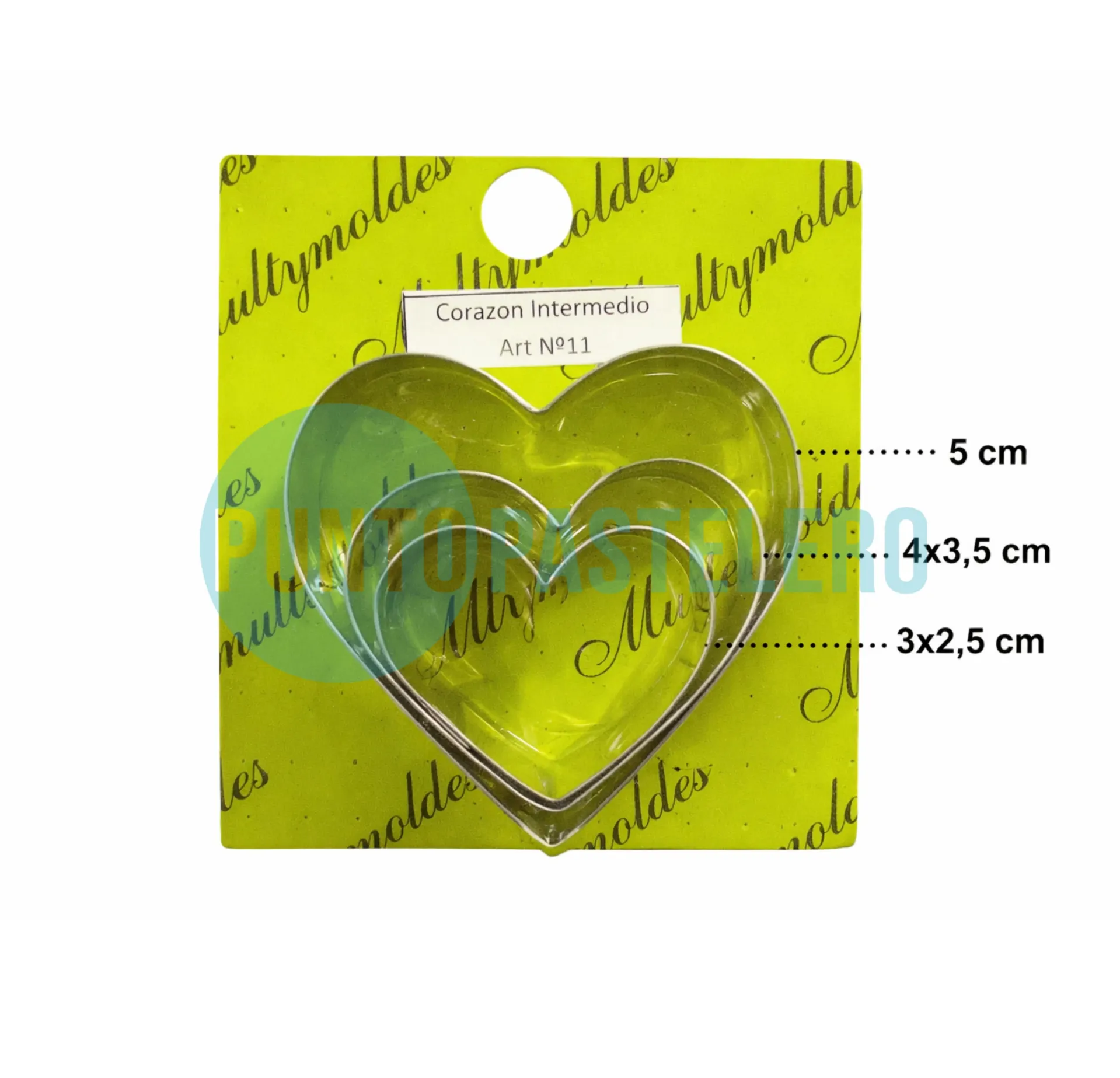 SET CORTANTE MULTY CORAZON (3 U.)