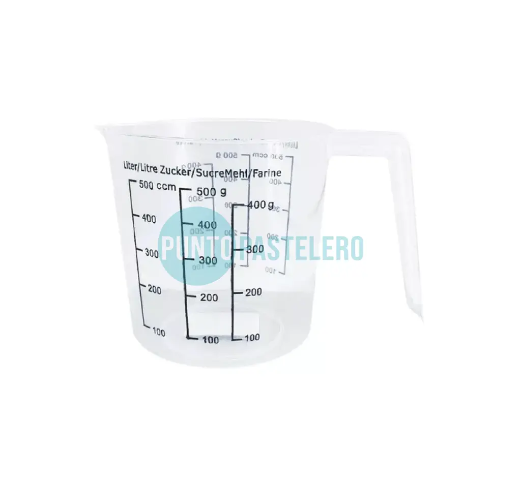 JARRA MEDIDORA PLASTICA (500 ML.)