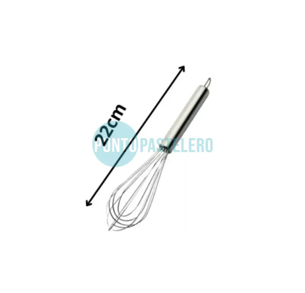 BATIDOR PERA ACERO CHICO (22CM)