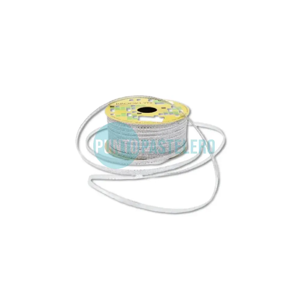 CINTA BROOKLIN PLATEADA 1506 Nº27 4MM (X 20 MT.)