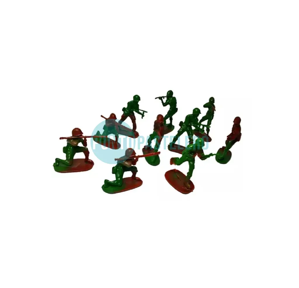 SOLDADO VERDE MILITAR CAMUFLADO PATRIMAR (X 12 U.)