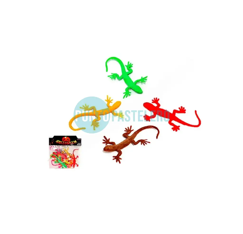 [000000042996] LAGARTIJAS GOMA COLOR PATRIMAR (12 U.)