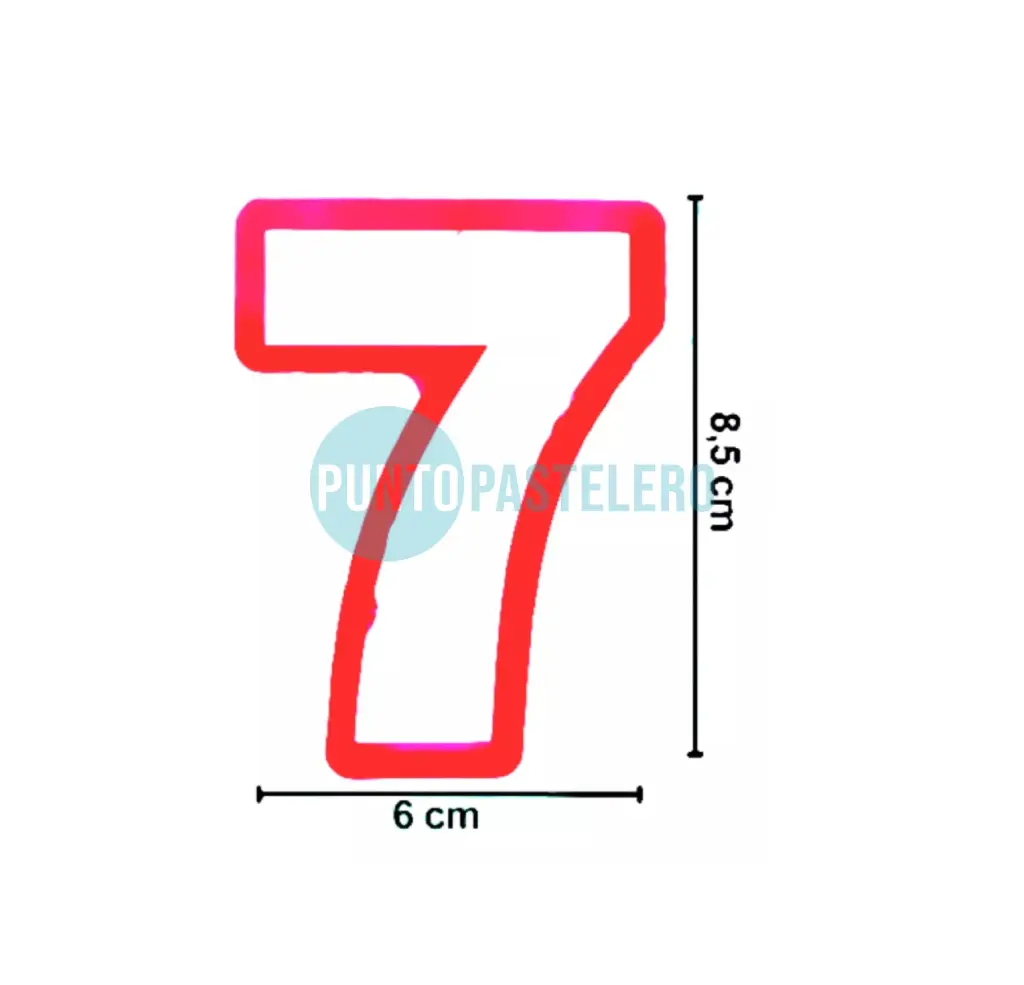 CORTANTE MARCADOR PLASTICO NUMERO 7 [10-3]