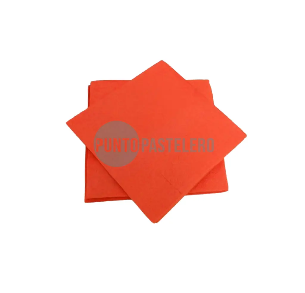 SERVILLETA TISSUE LISA CORAL NAPTRES 32X32 (X 20 U.)