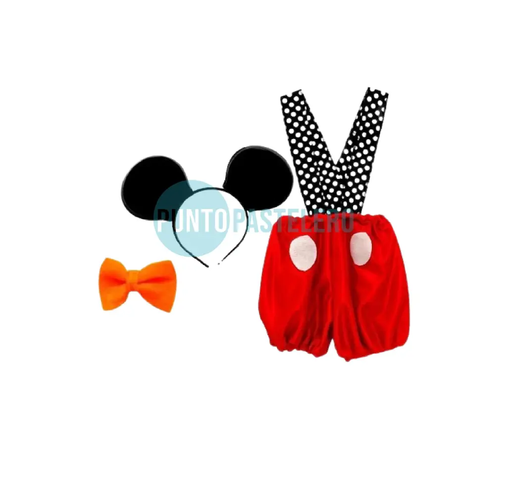 SET DISFRAZ MICKEY CON ACCESORIOS