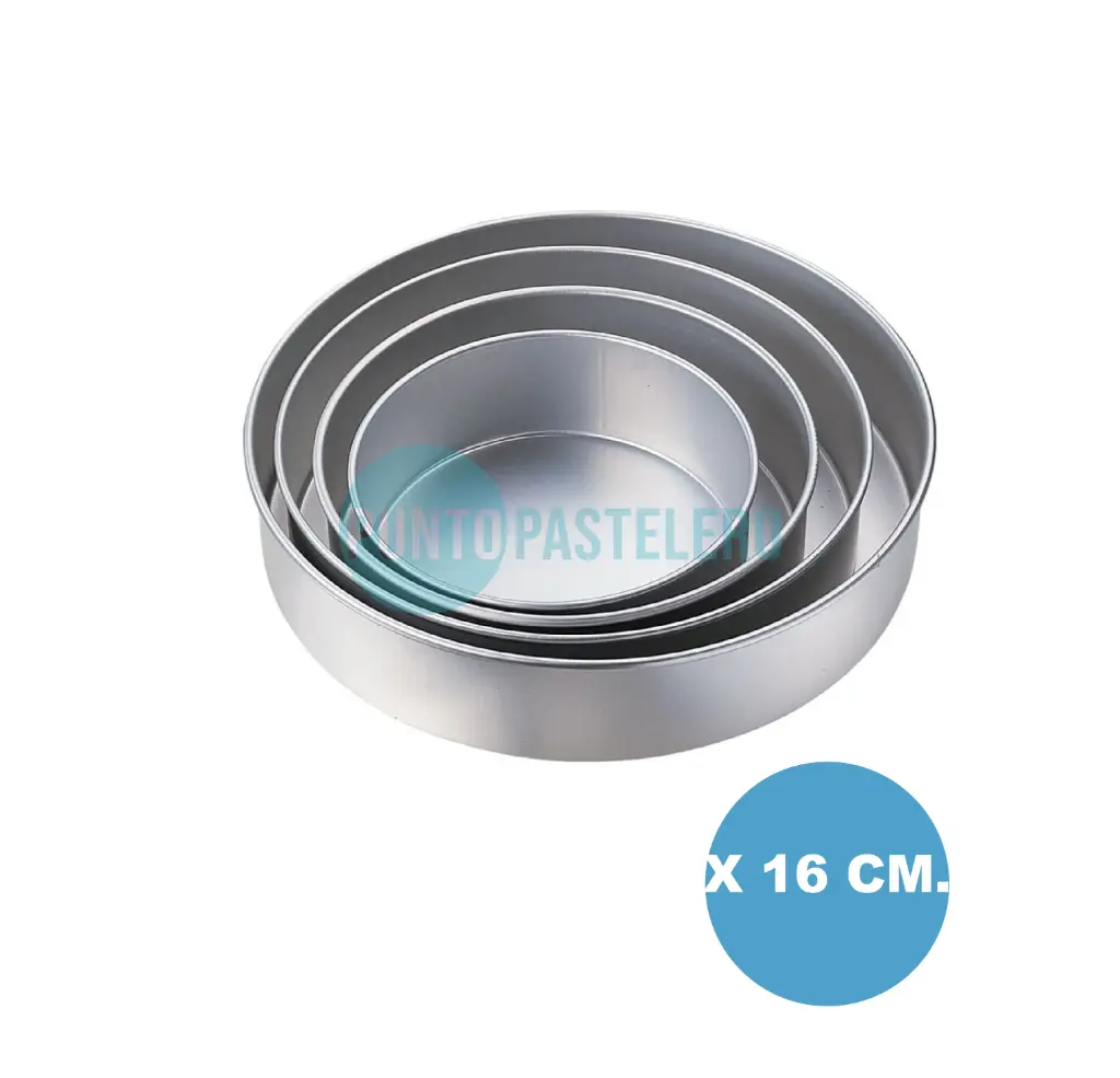 TORTERA FIJA 3 CM DE ALTO - 16 CM DIAMETRO (MULTY)
