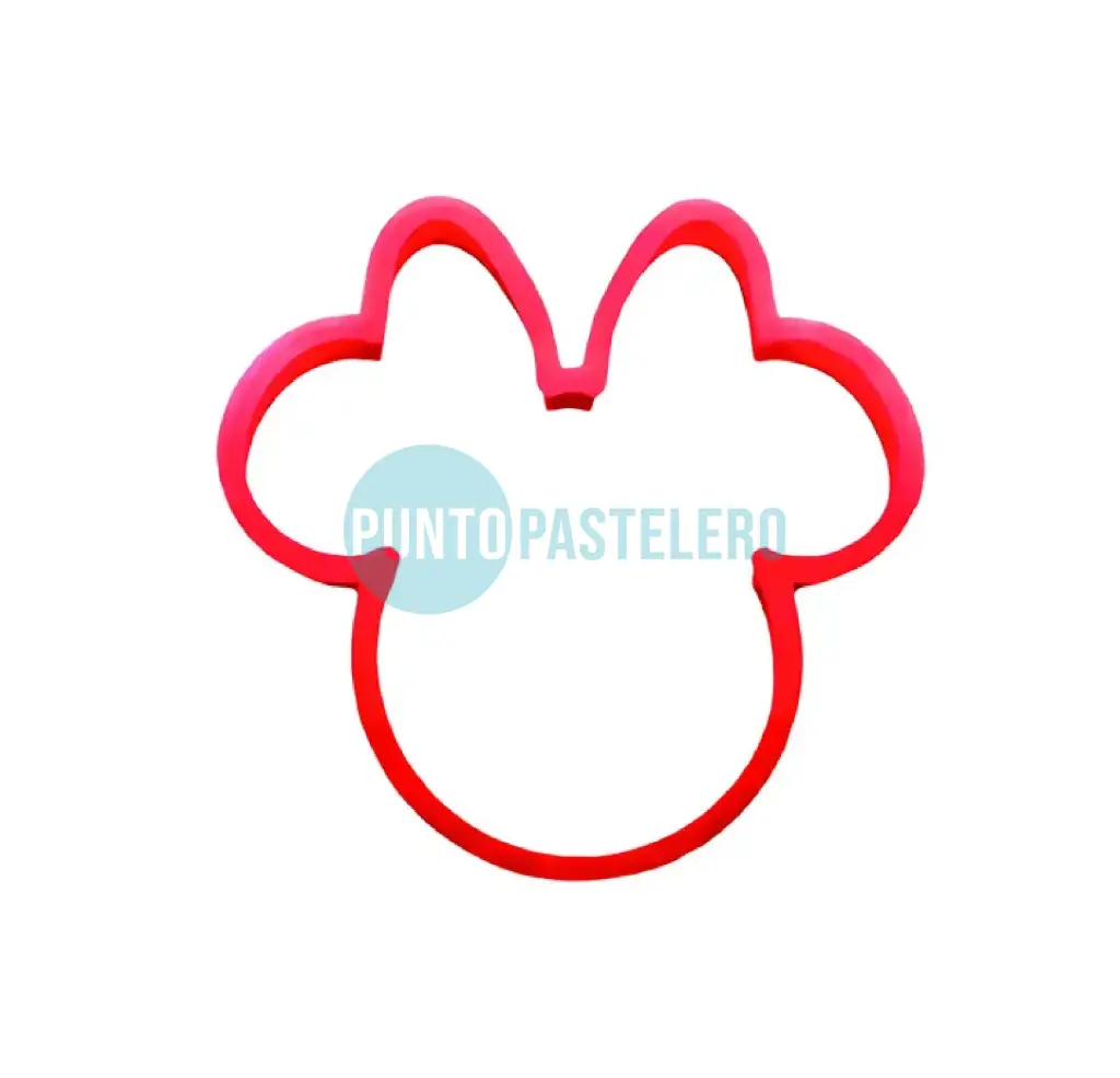 CORTANTE MARCADOR PLASTICO 3D MINNIE CONTORNO [4-2]