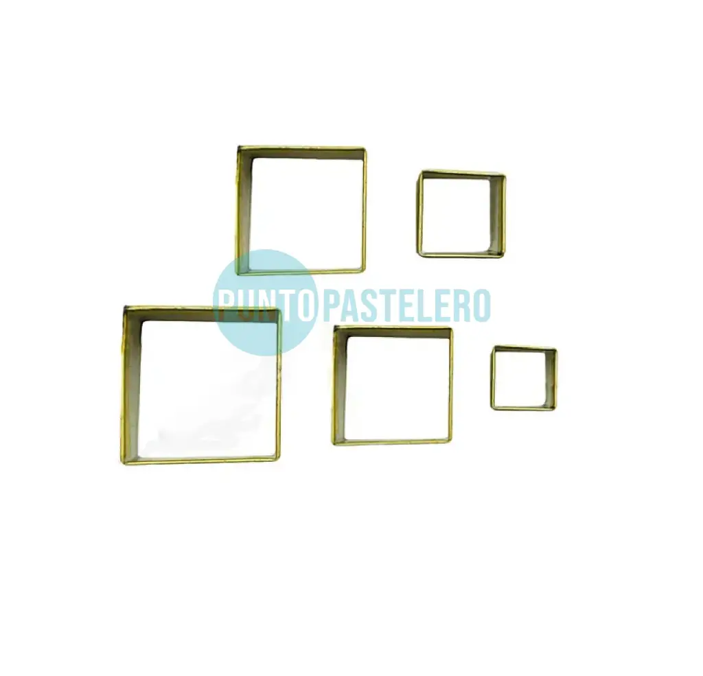 SET CORTANTE FLOGUS COLORS CUADRADO (5 U.)