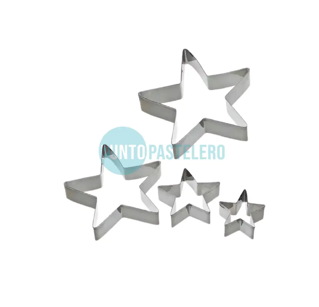 SET CORTANTE FLOGUS COLORS ESTRELLAS (4 U.) [CAJA 24]