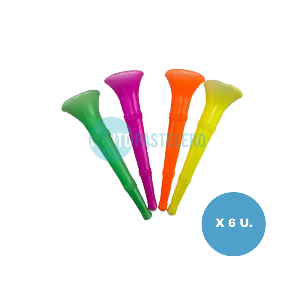 CORNETA FLUO SONIDO (X 6 U.)