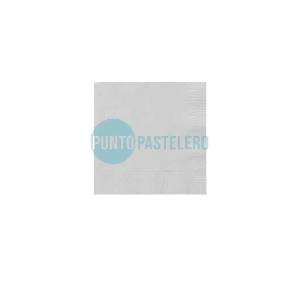 SERVILLETA TISSUE LISA GRIS NAPTRES 32X32 (X 20 U.)