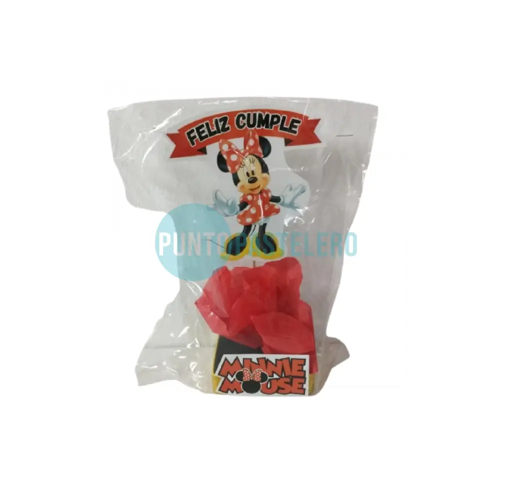 ADORNO TORTA BASE GIBREADA RATONA MINNIE
