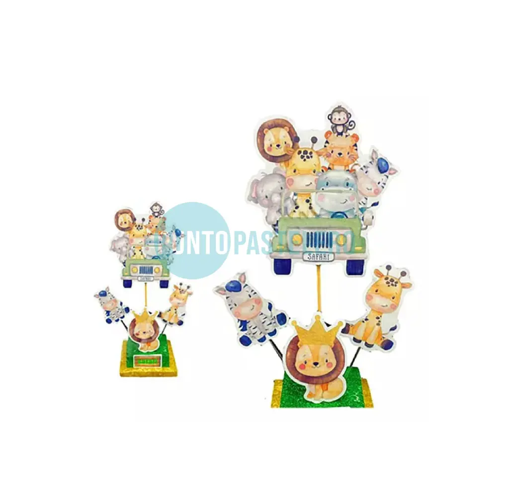 ADORNO TORTA BASE GIBREADA SAFARI